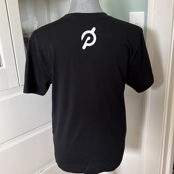Peloton unisex century club black fitted T Small - Picture 4 of 6